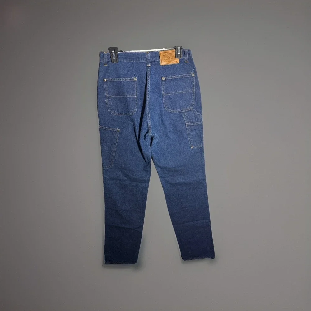Polo Western Ralph Lauren Carpenter Jeans Double Knee Utility Denim 30x36 HQ 713